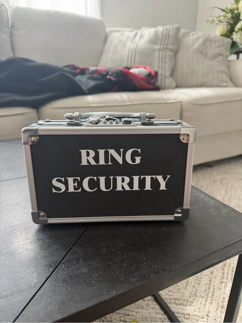 Ring Security Black Carry Case - Ring Bearer - Wedding